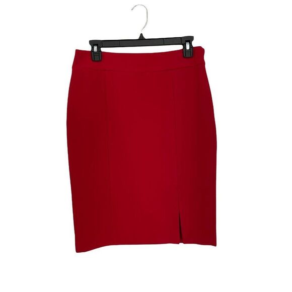 Red Ann Taylor Skirt (Size 6) - Picture 1 of 4